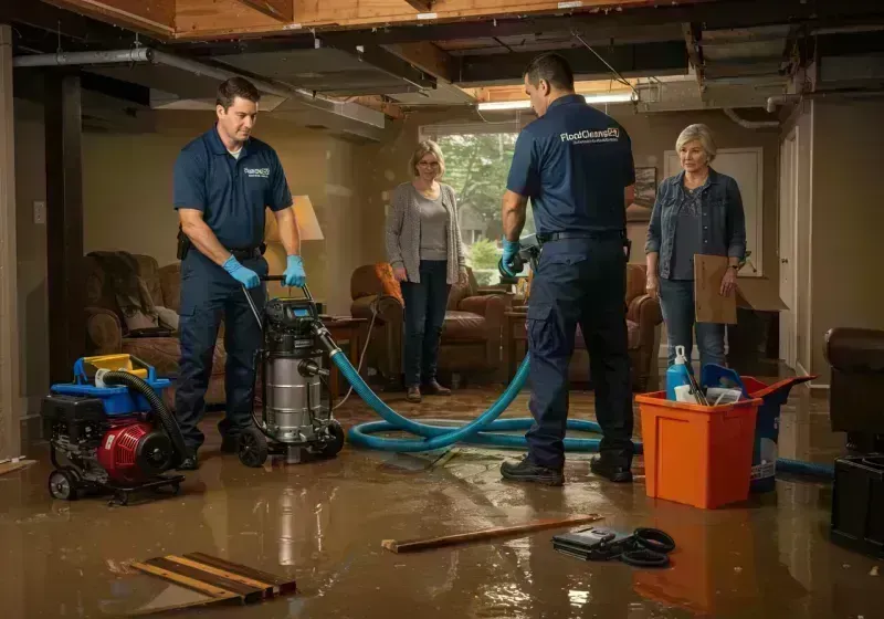 Basement Water Extraction and Removal Techniques process in Assumption, IL